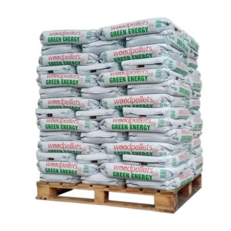 Granulés de bois – Green Energy – Palette de 65 sacs de 15 kg