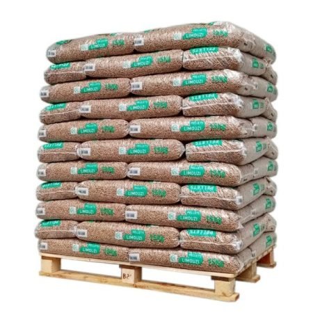 Granulés de bois – Limouzi – palette de 66 sacs de 15 kg