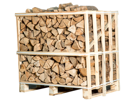 Demi palette de bois chauffage – frêne séché au four – 25 cm