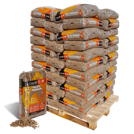 Granulé de bois premium Crépito® 72 Sacs de 15 Kg - 1080 Kg