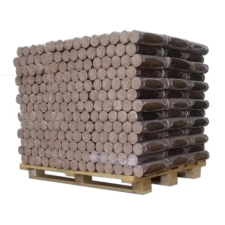 Bois densifiés - Feuillus en palette - 1 Tonne