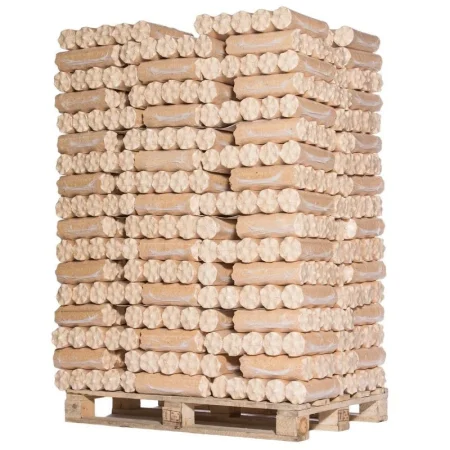 Bois densifiés – Résineux – Palette de 960 Kg / 64 Sacs de 15 Kg