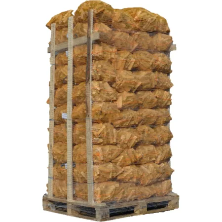 Palette de 20 filets de 40L de bois d'allumage